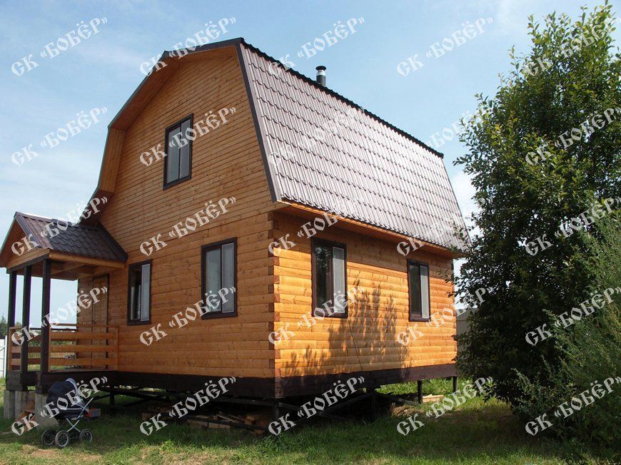 Дом из бруса 6x6 в Краснозаводске 