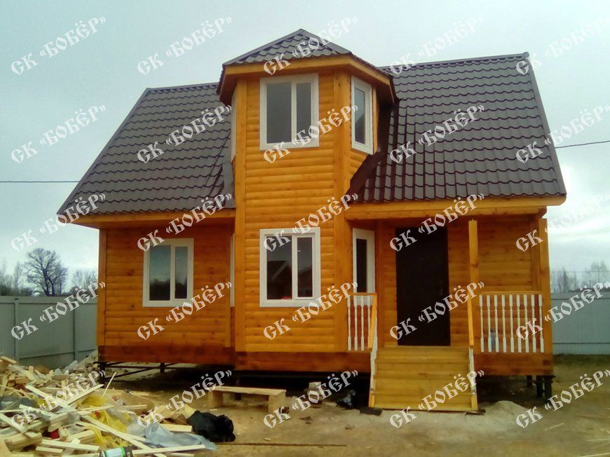 Каркасный дом 7x9 в Нахабино