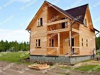 Дом из бруса 6x6,5 в снт "Красногорское"