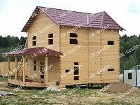 Сруб дома из бруса 8x6 в Войсковицах