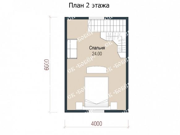 Дом из бруса 6х8. фото