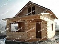 Сруб дома из бруса 6x7 в Запорожском