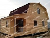 Дом из бруса 7,5x8 в Тучково