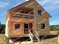 Дом из бруса 8x7 в Пушкино