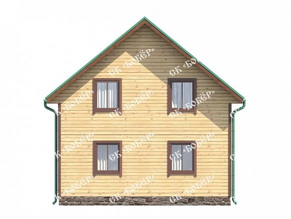 Дом из бруса 6х7. фото